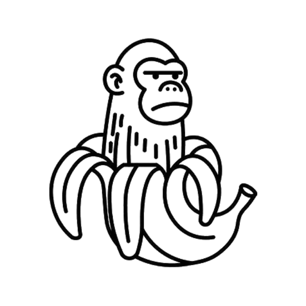 Desenho de Chimpanzini Bananini para imprimir