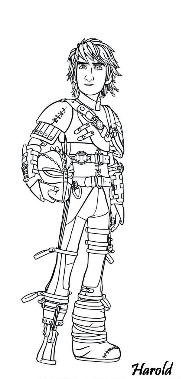 Desenho de Como Treinar o Seu Dragão para imprimir