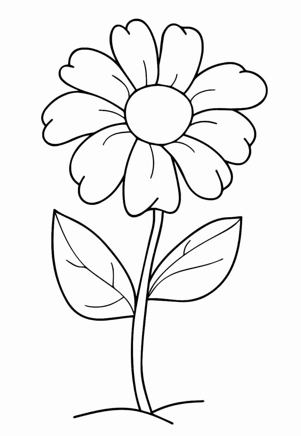 Desenho de Flores para imprimir
