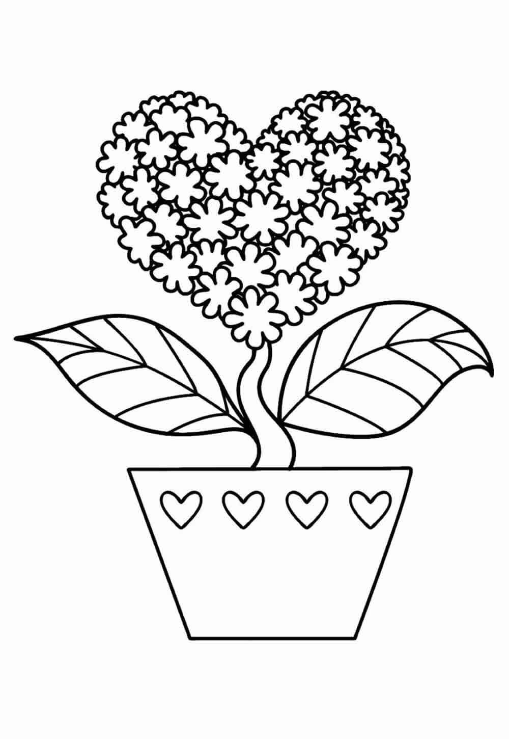 Desenho de Flores para imprimir