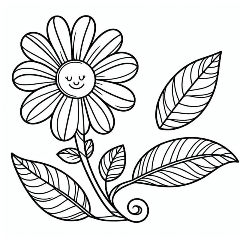 Desenho de Flores para imprimir