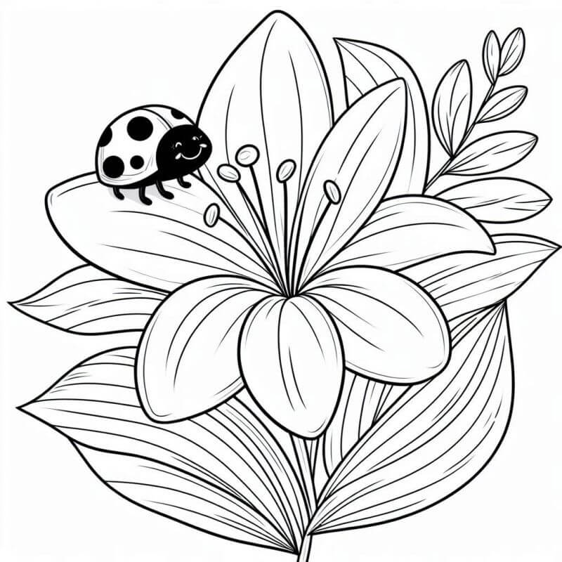 Desenho de Flores para imprimir