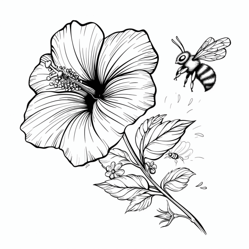 Desenho de Flores para imprimir