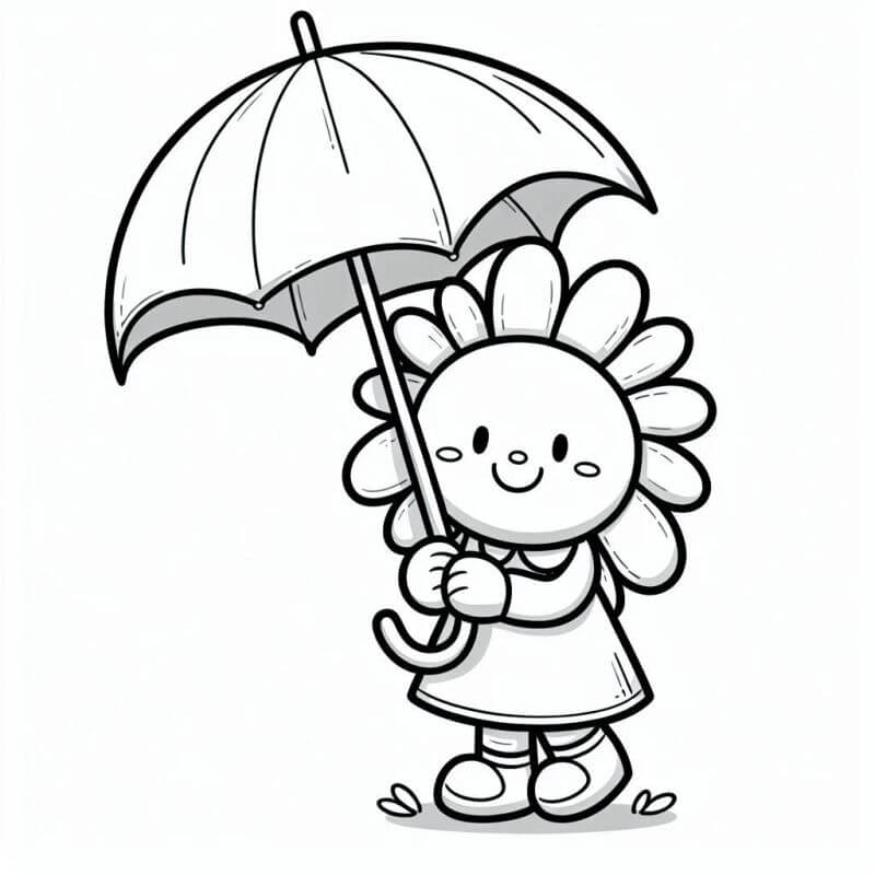 Desenho de Flores para imprimir