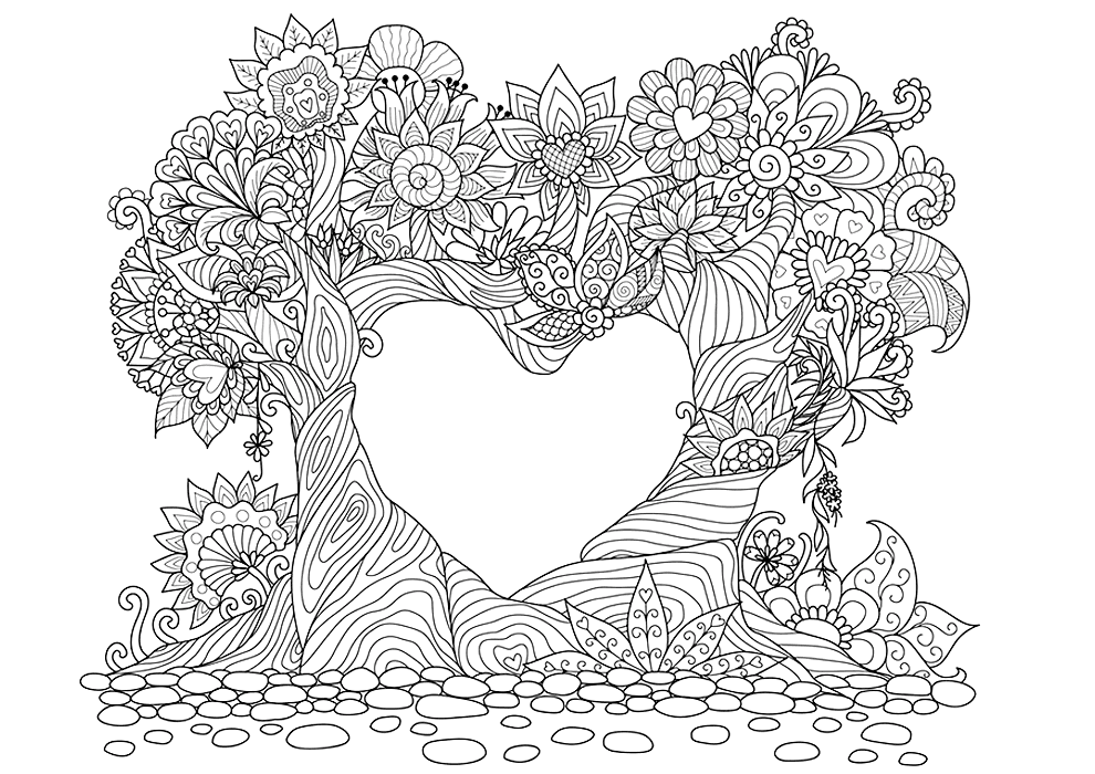 Desenho de Flores para imprimir