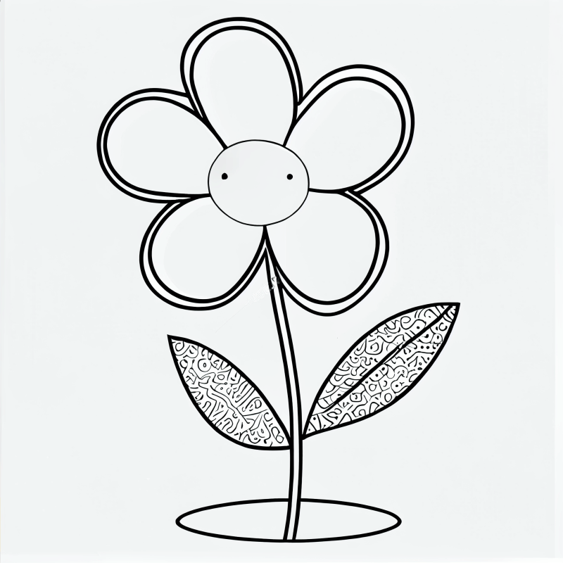 Desenho de Flores para imprimir