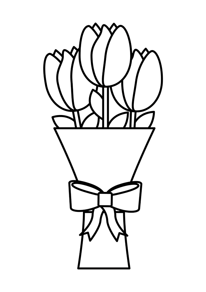 Desenho de Flores para imprimir