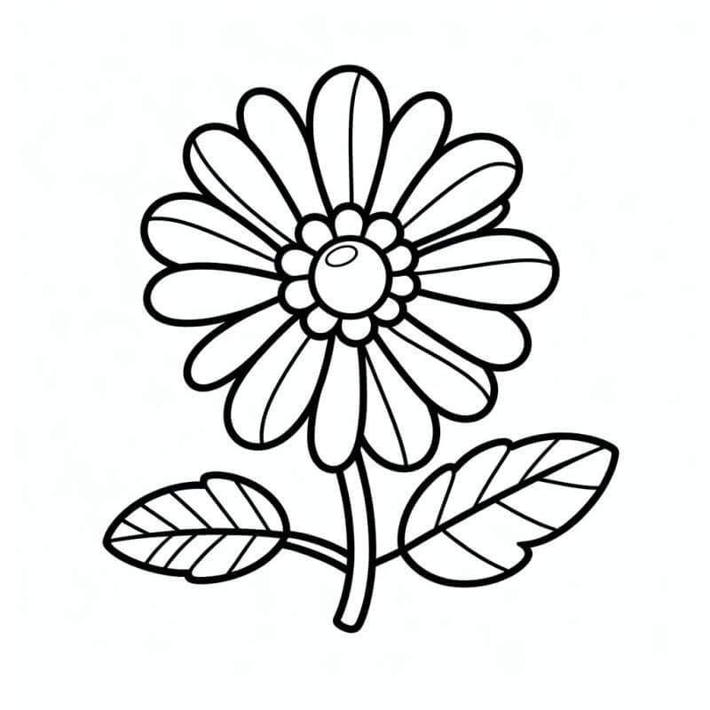 Desenho de Flores para imprimir