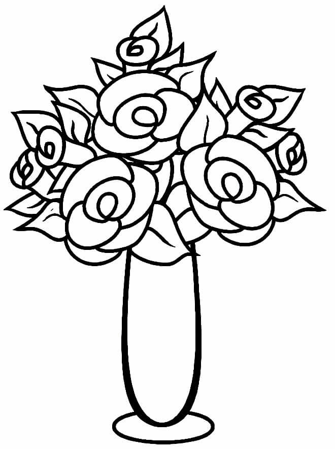 Desenho de Flores para imprimir