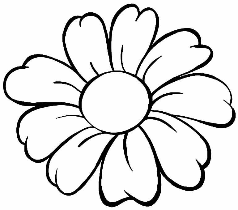 Desenho de Flores para imprimir