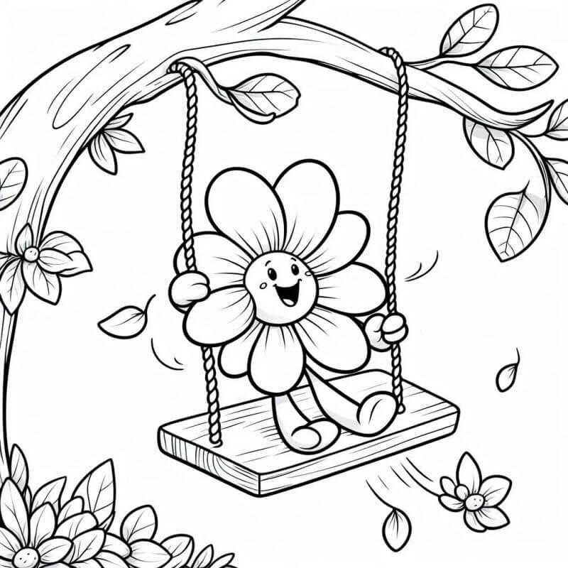 Desenho de Flores para imprimir