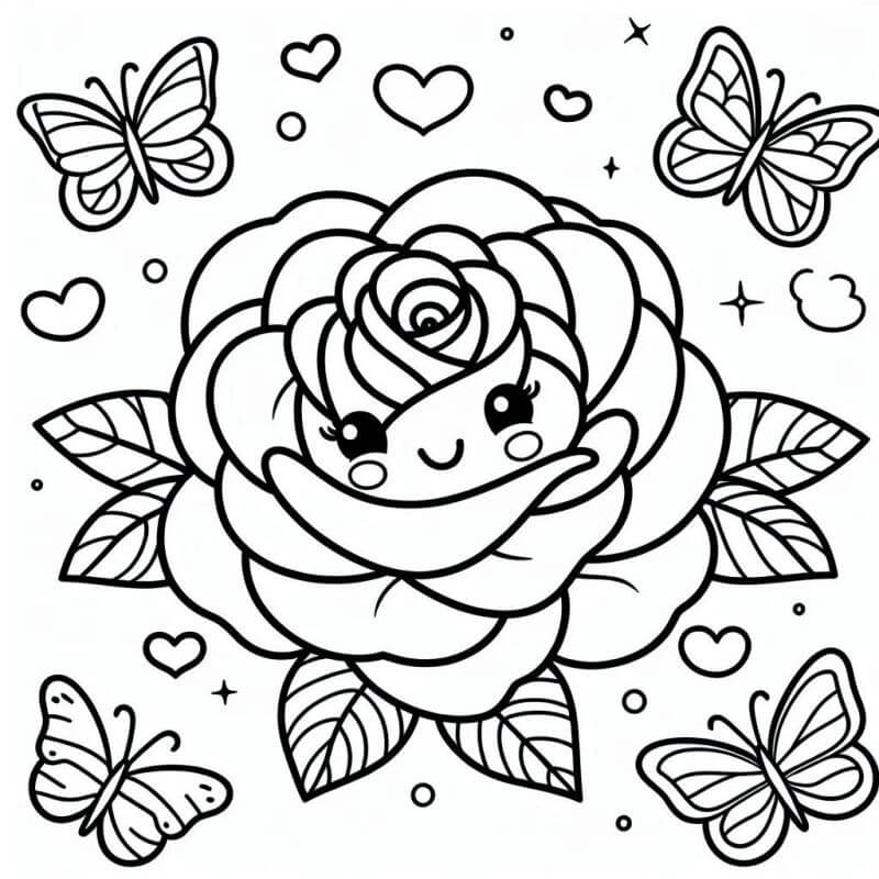 Desenho de Flores para imprimir