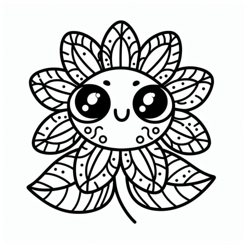 Desenho de Flores para imprimir