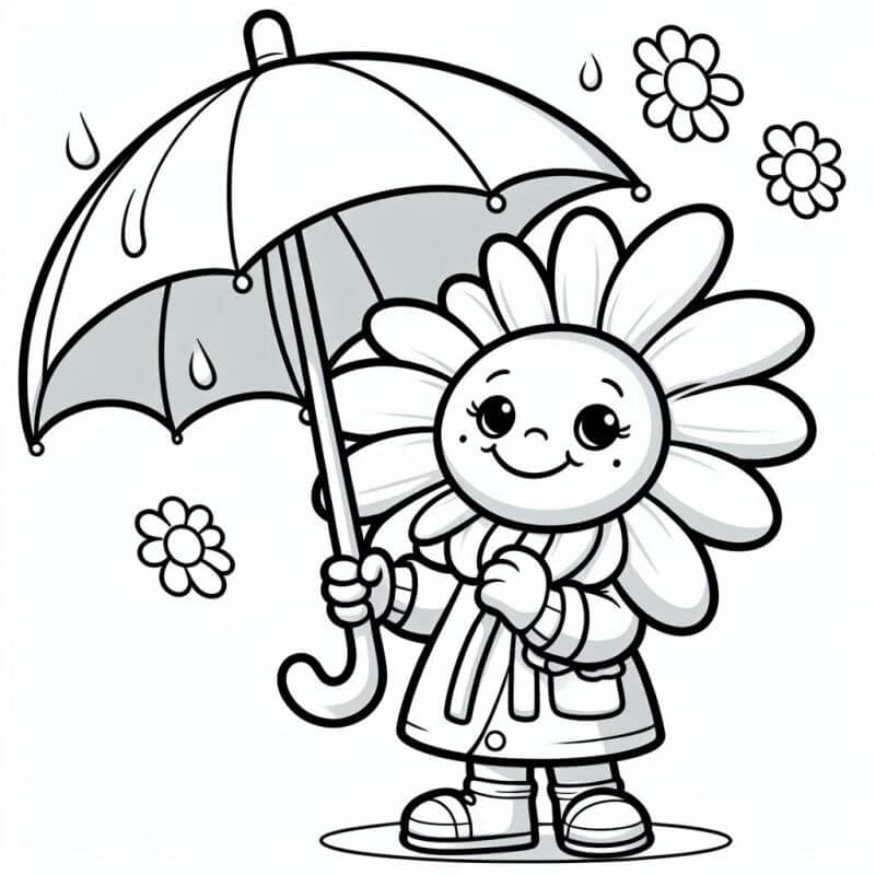 Desenho de Flores para imprimir