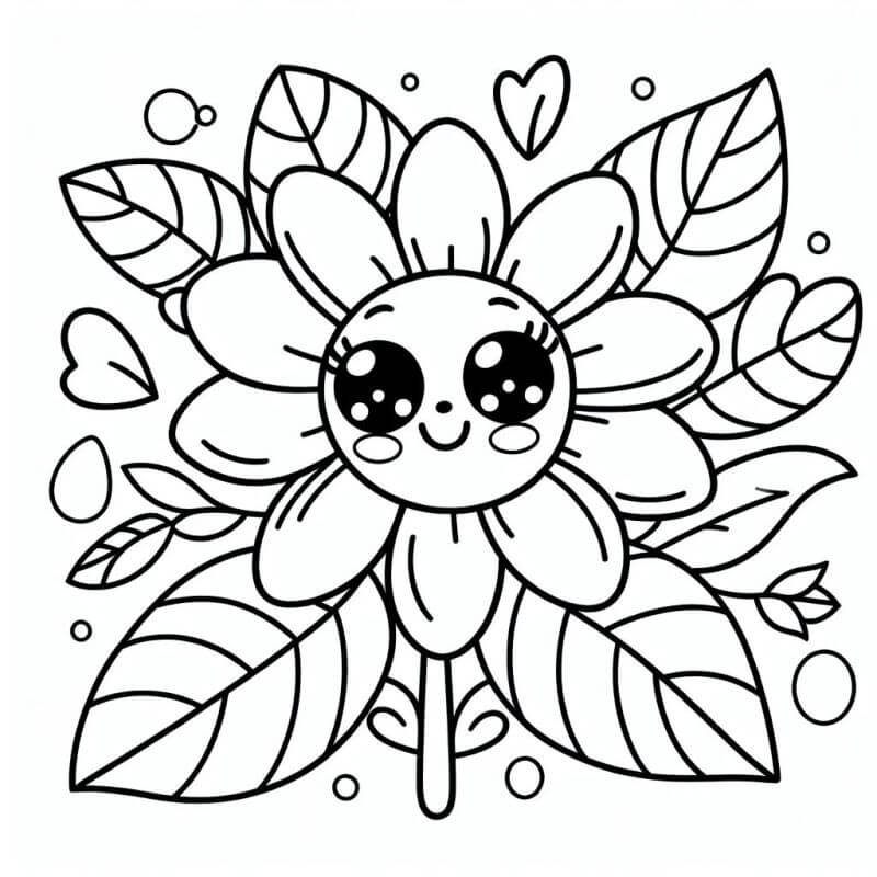 Desenho de Flores para imprimir
