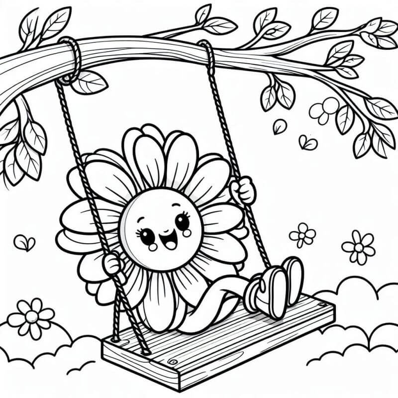 Desenho de Flores para imprimir