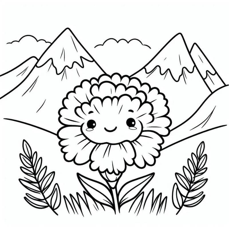 Desenho de Flores para imprimir