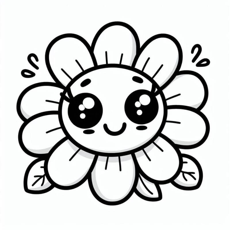 Desenho de Flores para imprimir