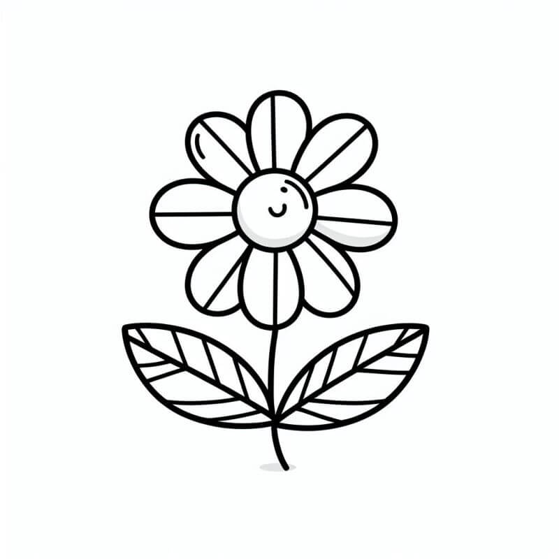 Desenho de Flores para imprimir