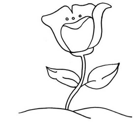 Desenho de Flores para imprimir