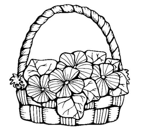 Desenho de Flores para imprimir