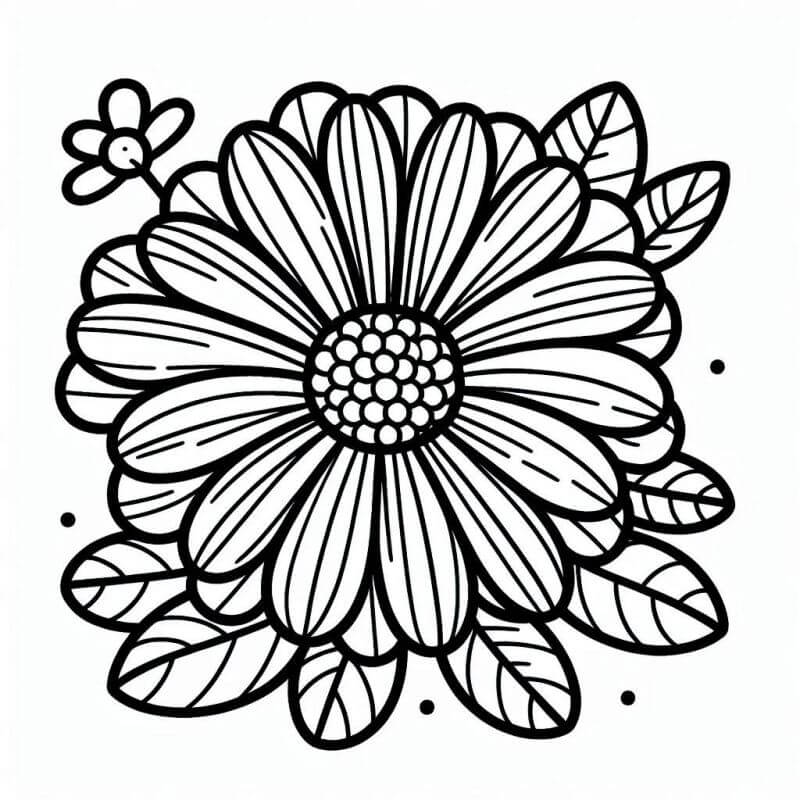 Desenho de Flores para imprimir