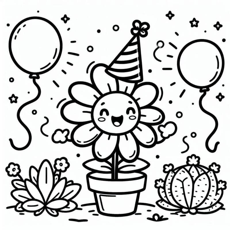 Desenho de Flores para imprimir