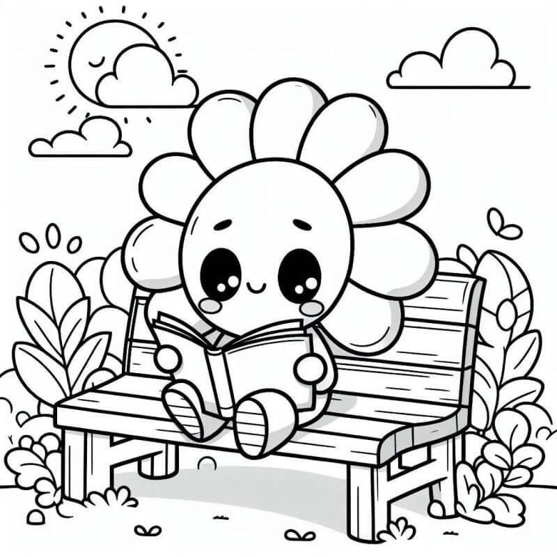 Desenho de Flores para imprimir