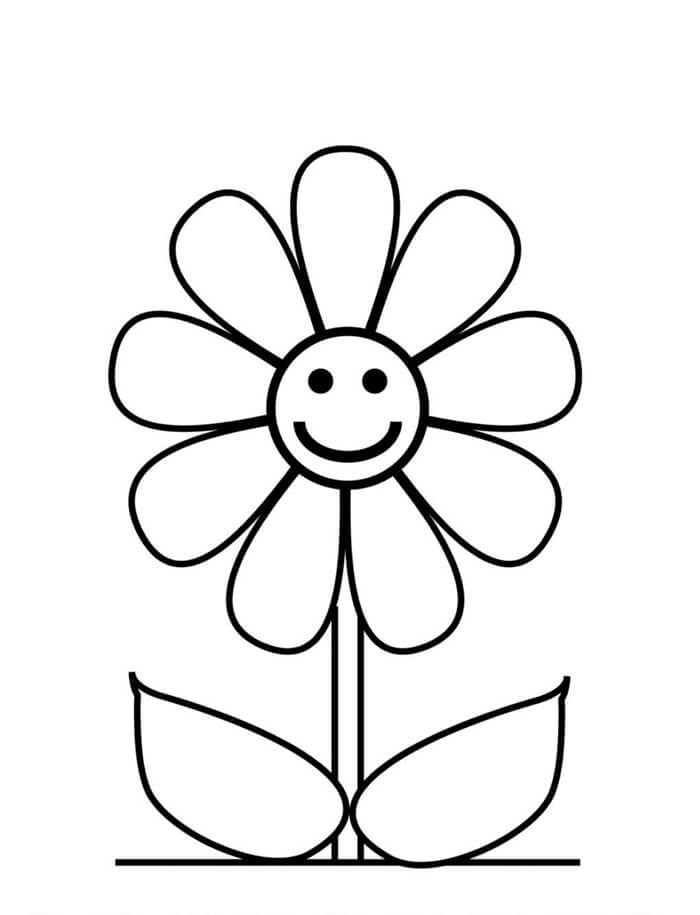 Desenho de Flores para imprimir