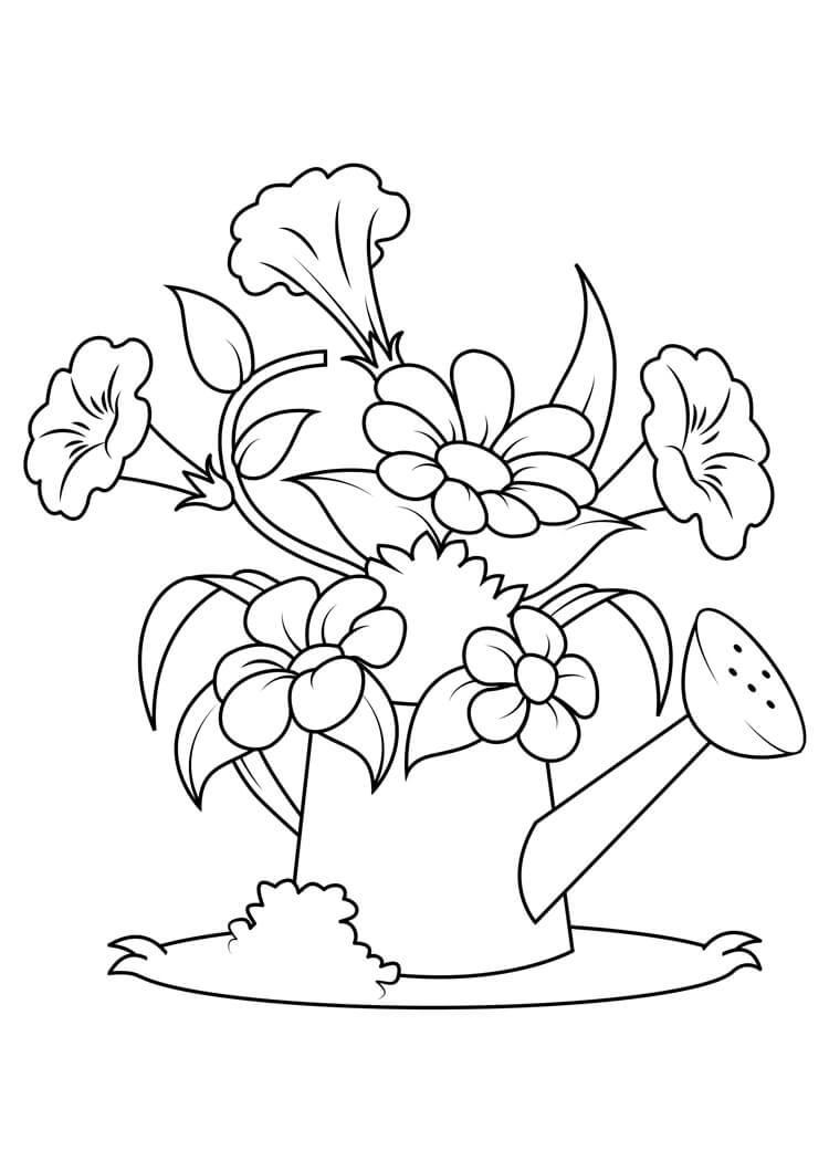 Desenho de Flores para imprimir