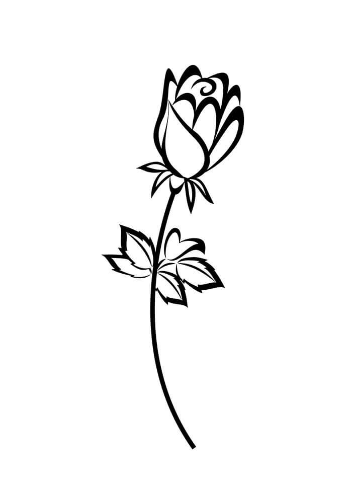 Desenho de Flores para imprimir