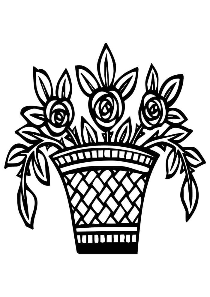 Desenho de Flores para imprimir
