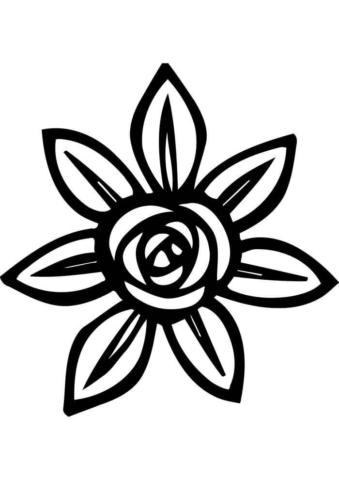 Desenho de Flores para imprimir