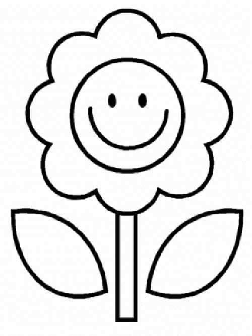 Desenho de Flores para imprimir