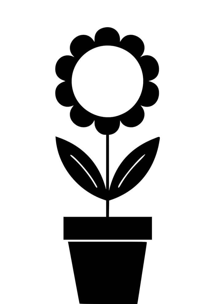 Desenho de Flores para imprimir