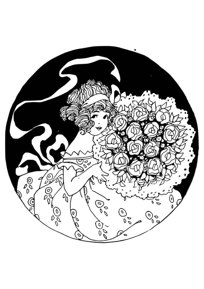Desenho de Flores para imprimir