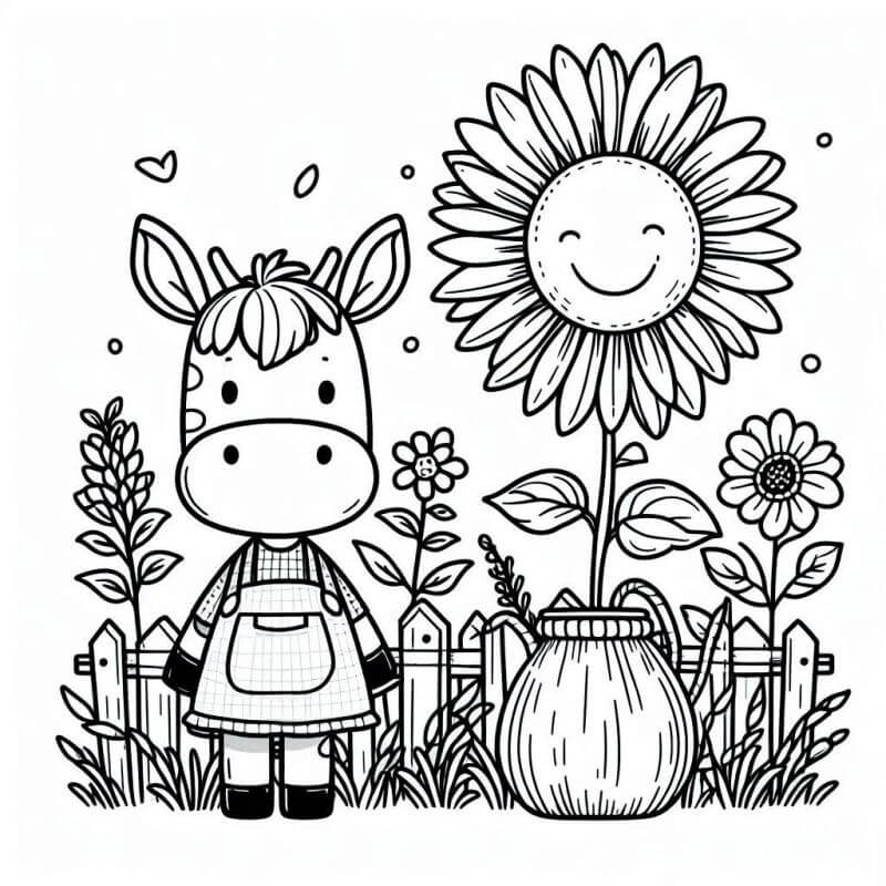 Desenho de Flores para imprimir