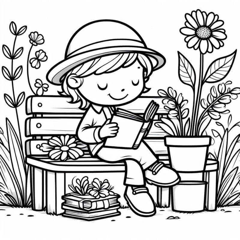 Desenho de Flores para imprimir