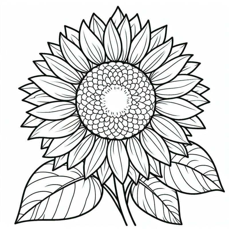 Desenho de Flores para imprimir