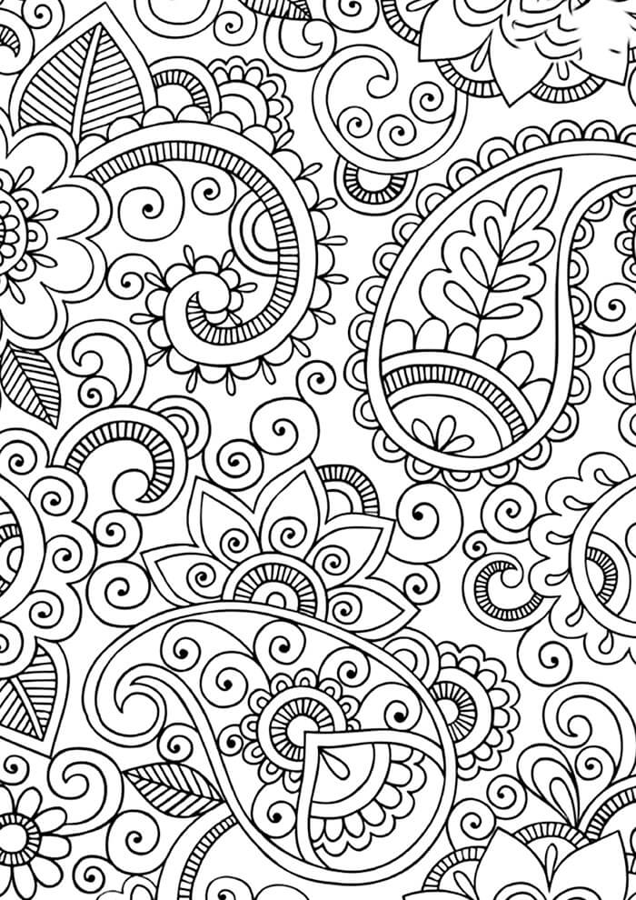 Desenho de Flores para imprimir