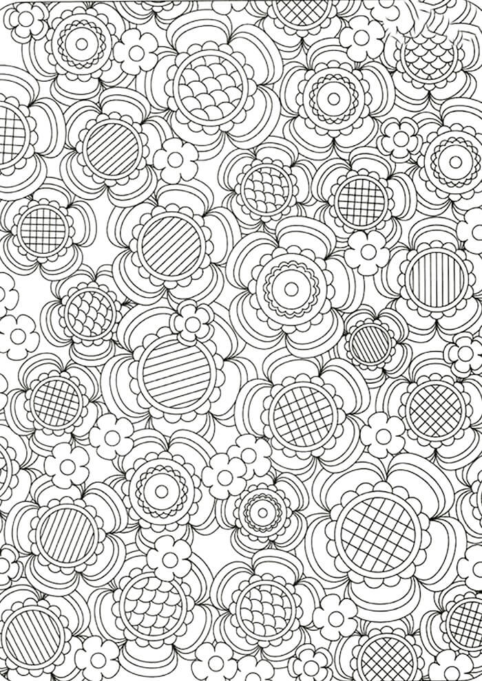 Desenho de Flores para imprimir