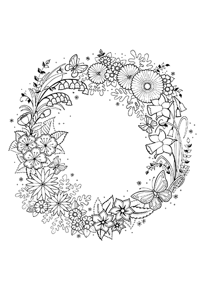 Desenho de Flores para imprimir