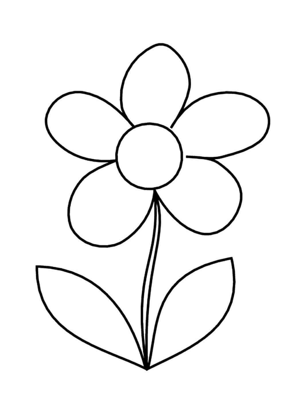 Desenho de Flores para imprimir