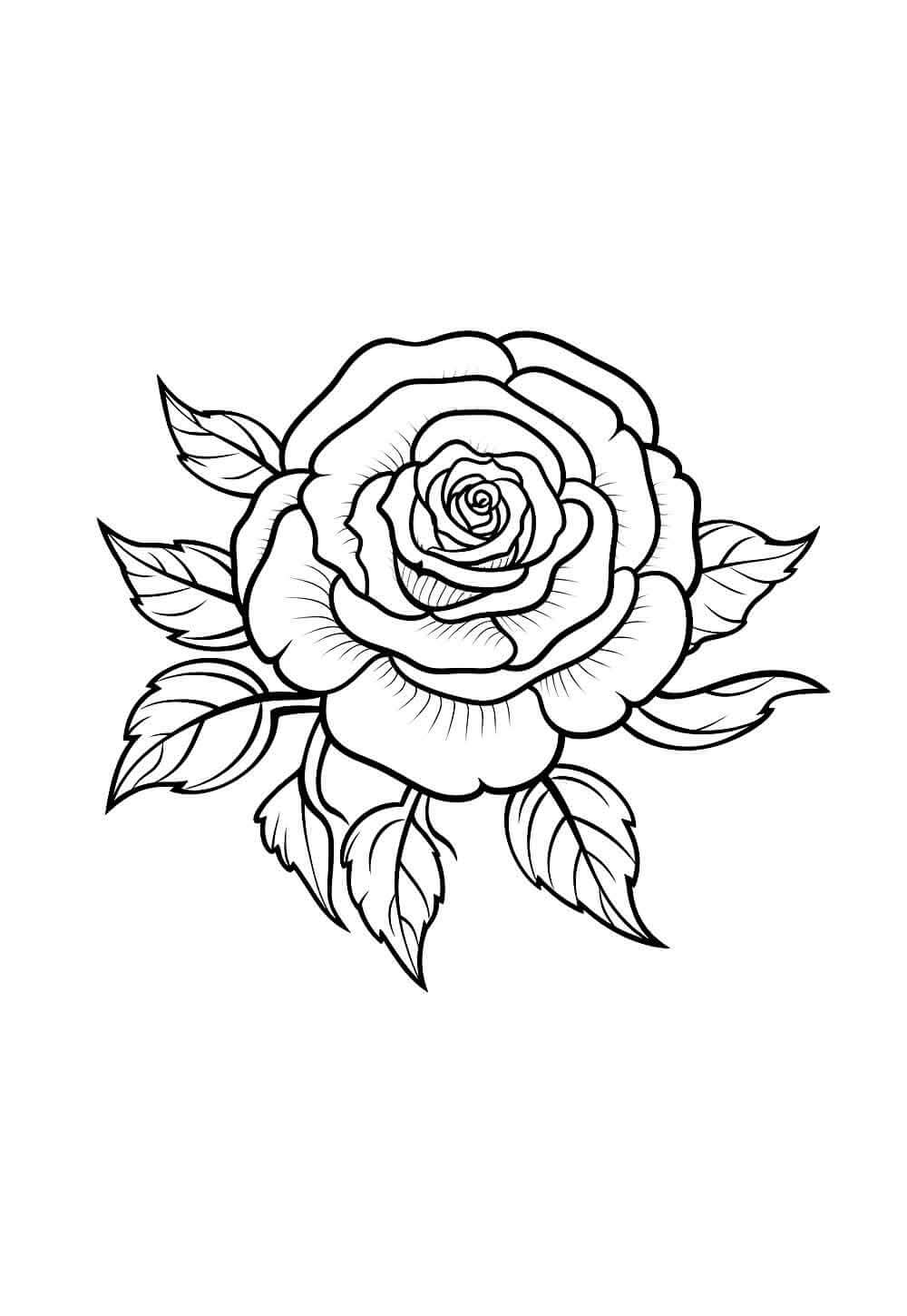 Desenho de Flores para imprimir
