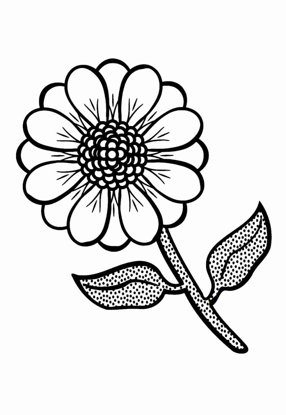 Desenho de Flores para imprimir