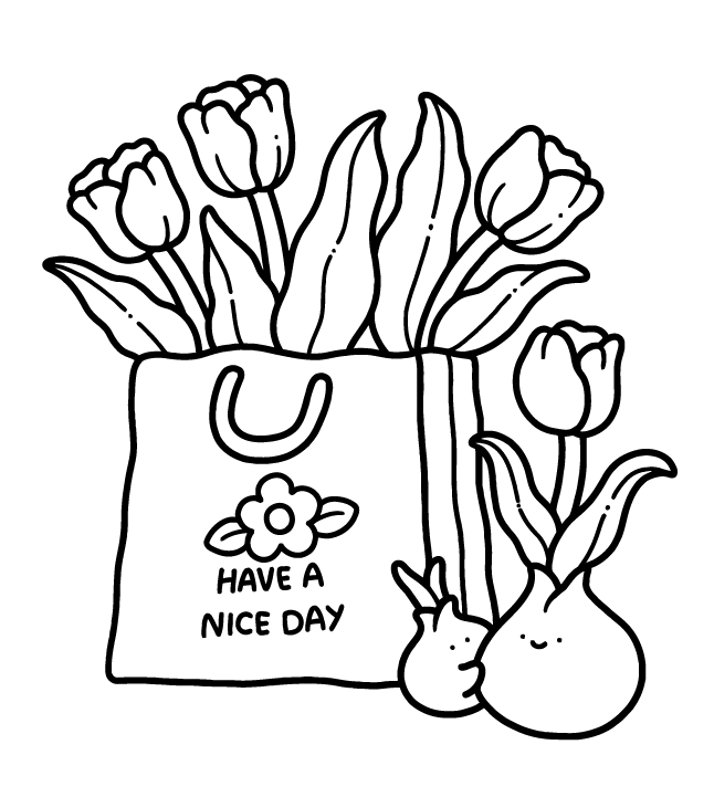 Desenho de Into Gardens para imprimir