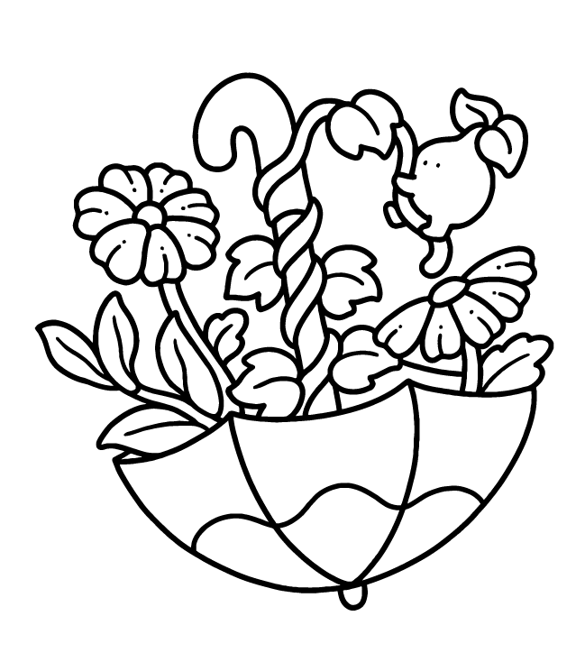Desenho de Into Gardens para imprimir