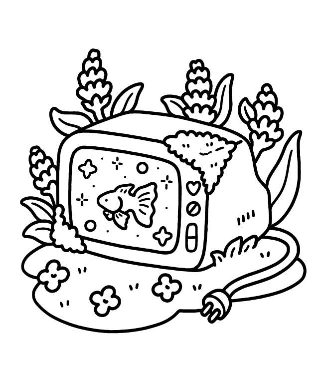 Desenho de Into Gardens para imprimir
