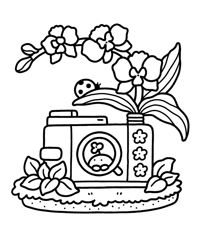 Desenho de Into Gardens para imprimir