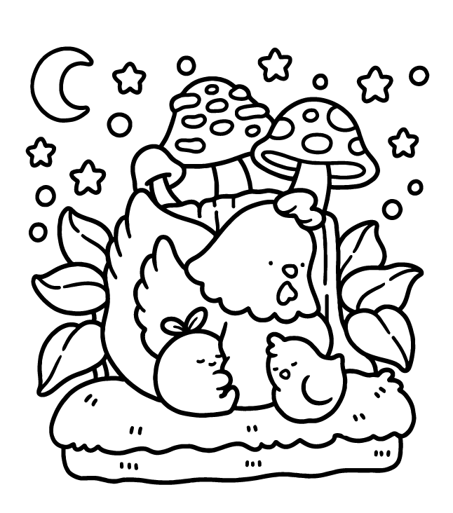 Desenho de Into Gardens para imprimir